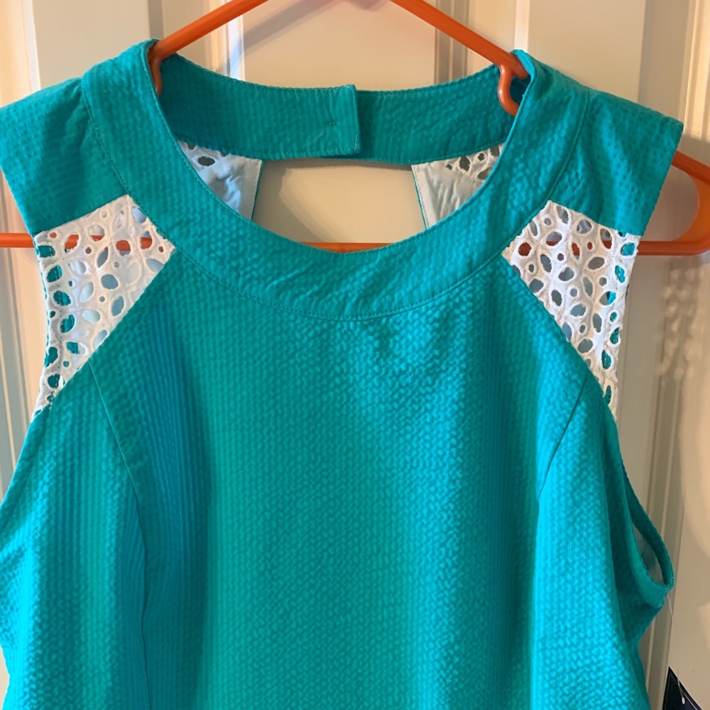 Beautiful Turquoise Lauren James Dress NWT